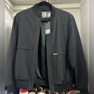 FIGSPRO Women Scrub Bomber Jacket Small NWT